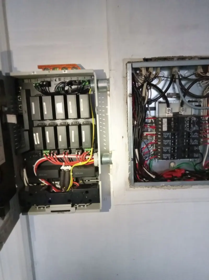 Electrical panel upgrade completed for Commercial Electrician Services in Spencer